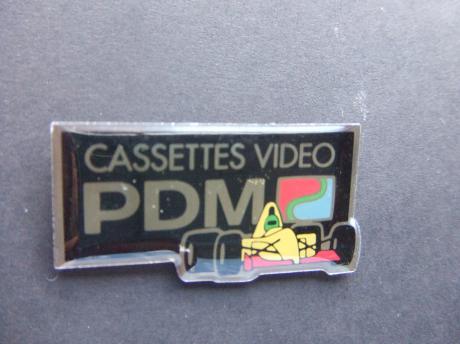 PDM video cassettes formule 1 autorace sponsor